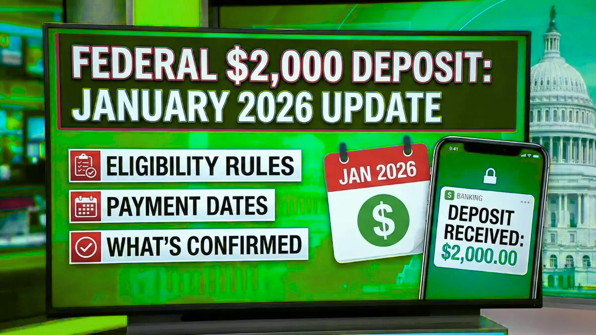 Federal $2000 Deposit 2026