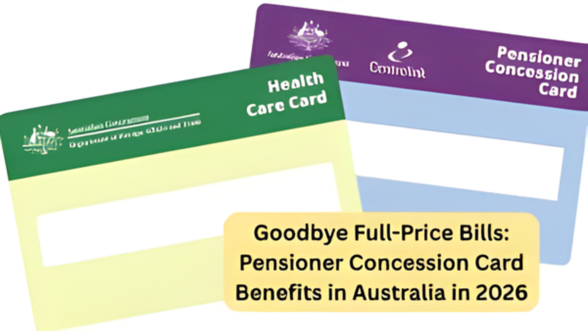 Pensioner Concession Card 2026