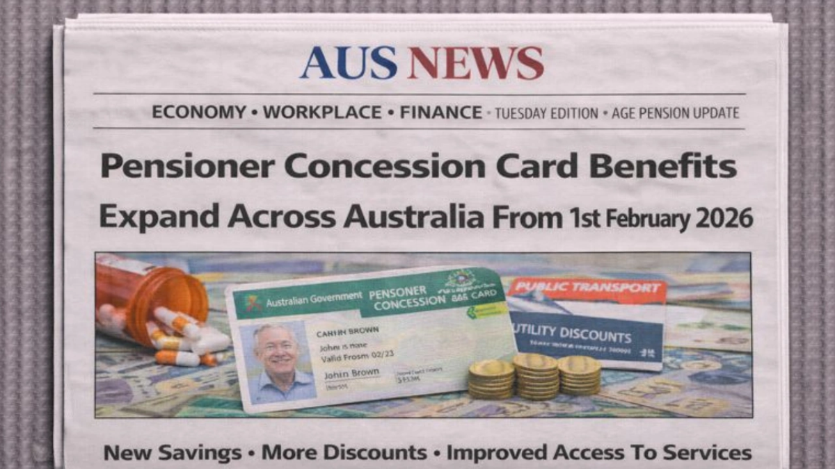 Pensioner Concession Card 2026